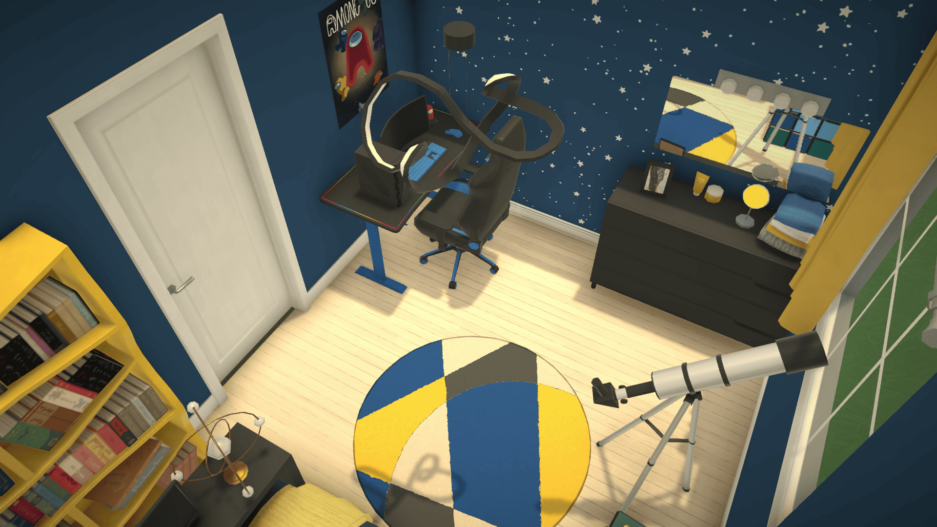 Galaxy lover bedroom image 1