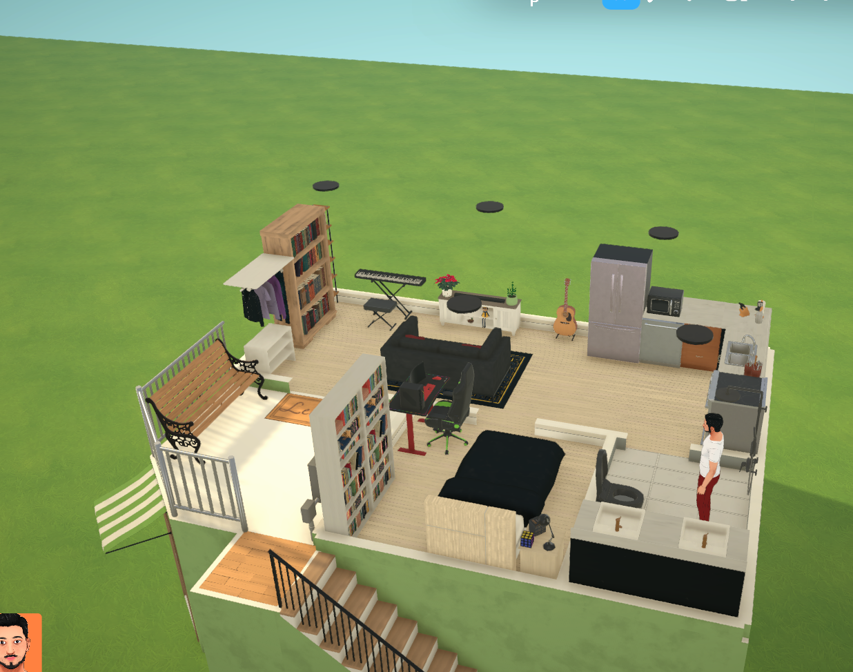 Urban Green Micro Loft — Cozy Gamer Starter Home image 2