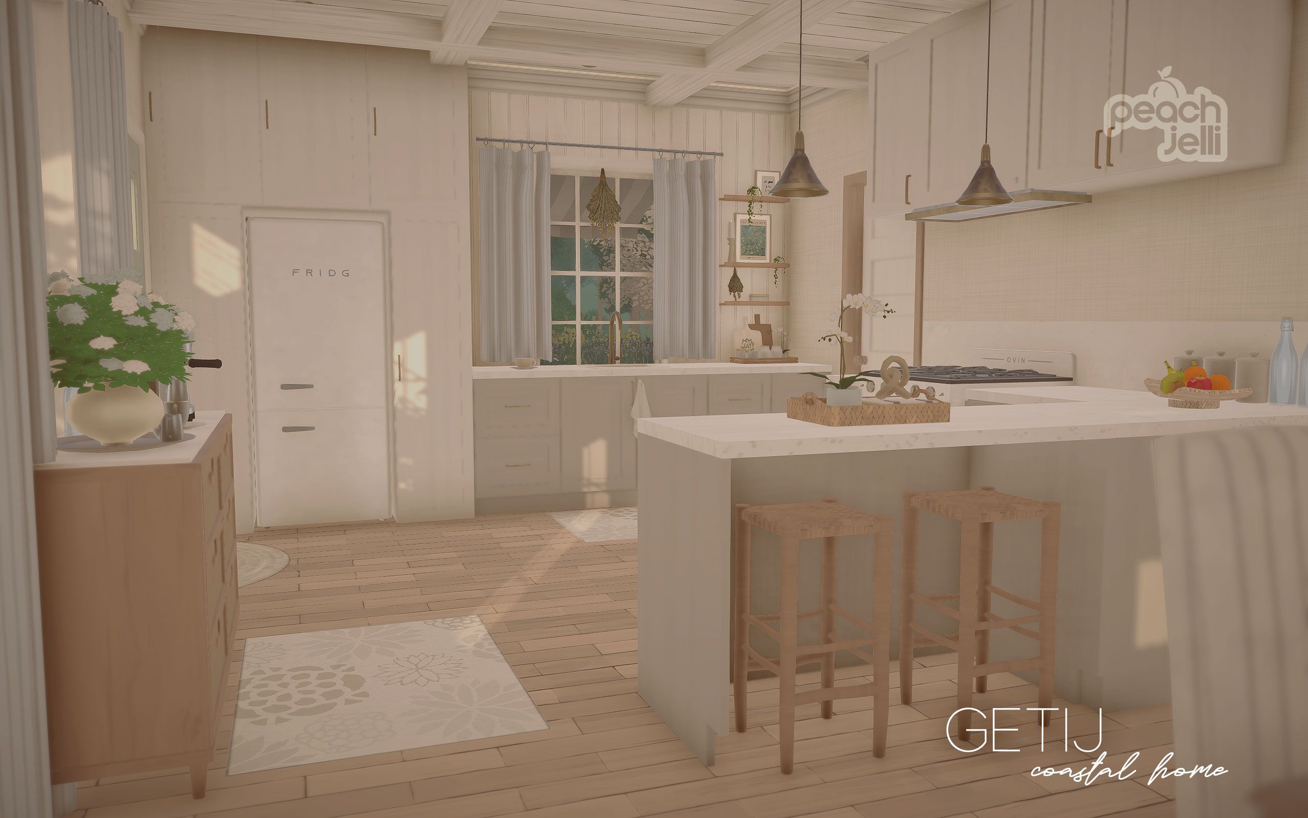 GETIJ | 3BR Dutch Colonial (No Mods/CC/Textures) image 4