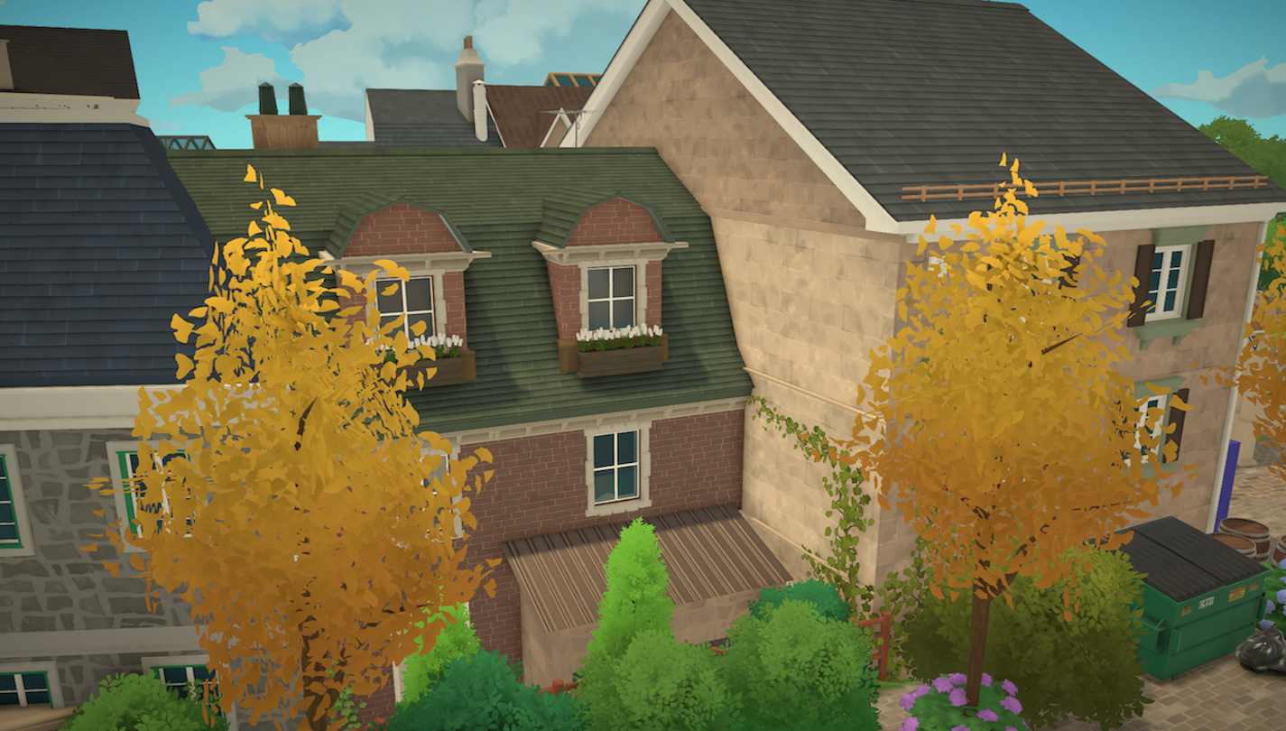 Eclectic Book Nook Townhouse | No CC No Mods image 12