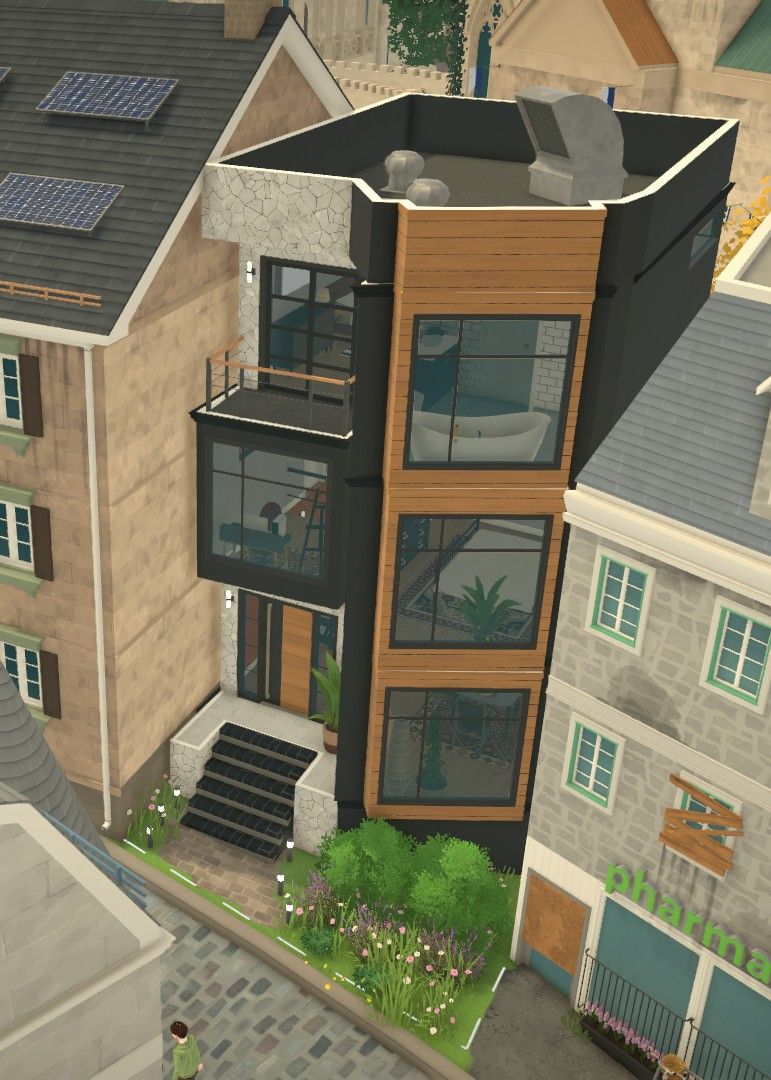 Simple modern townhouse image 1