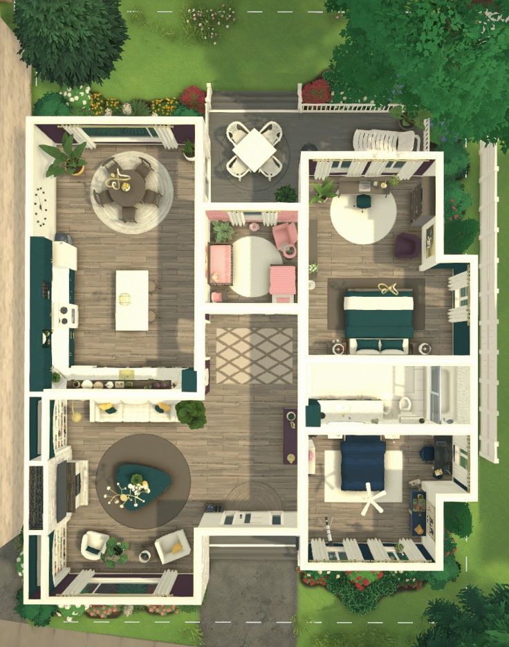 Modern Suburban Ranch House 3B1B image 12