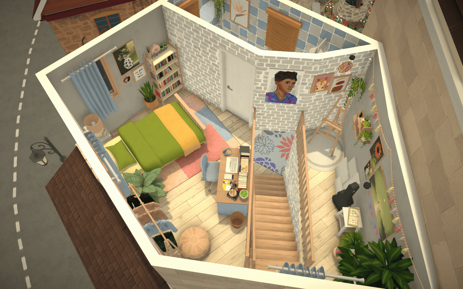 Cozy pinkish apartment image 7