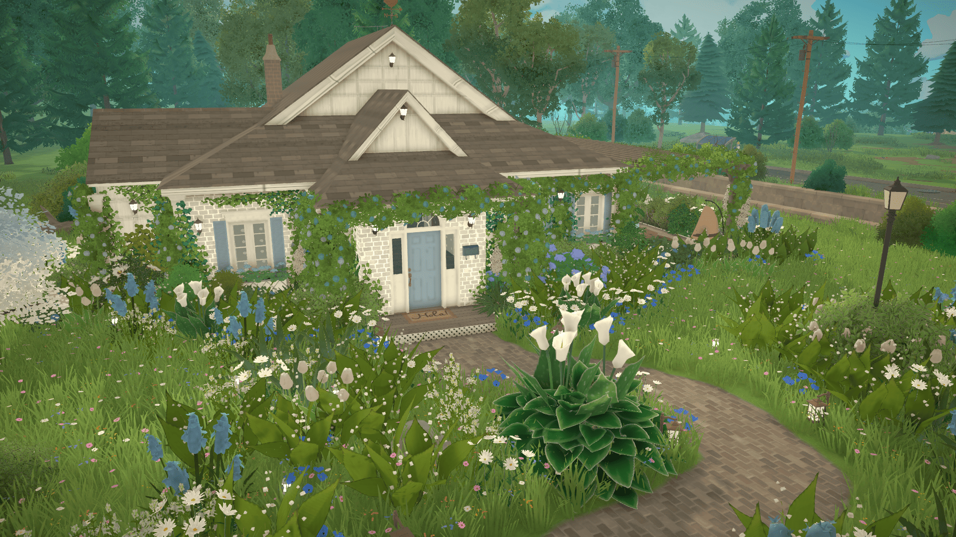 Blue Family Flower Cottage (Shell) image 1