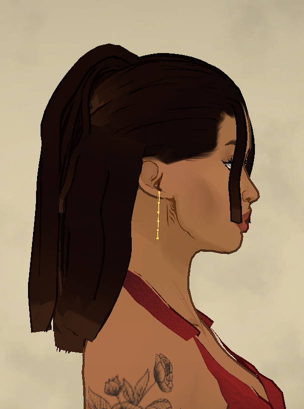 HalfUpSleek Hairstyle image 4