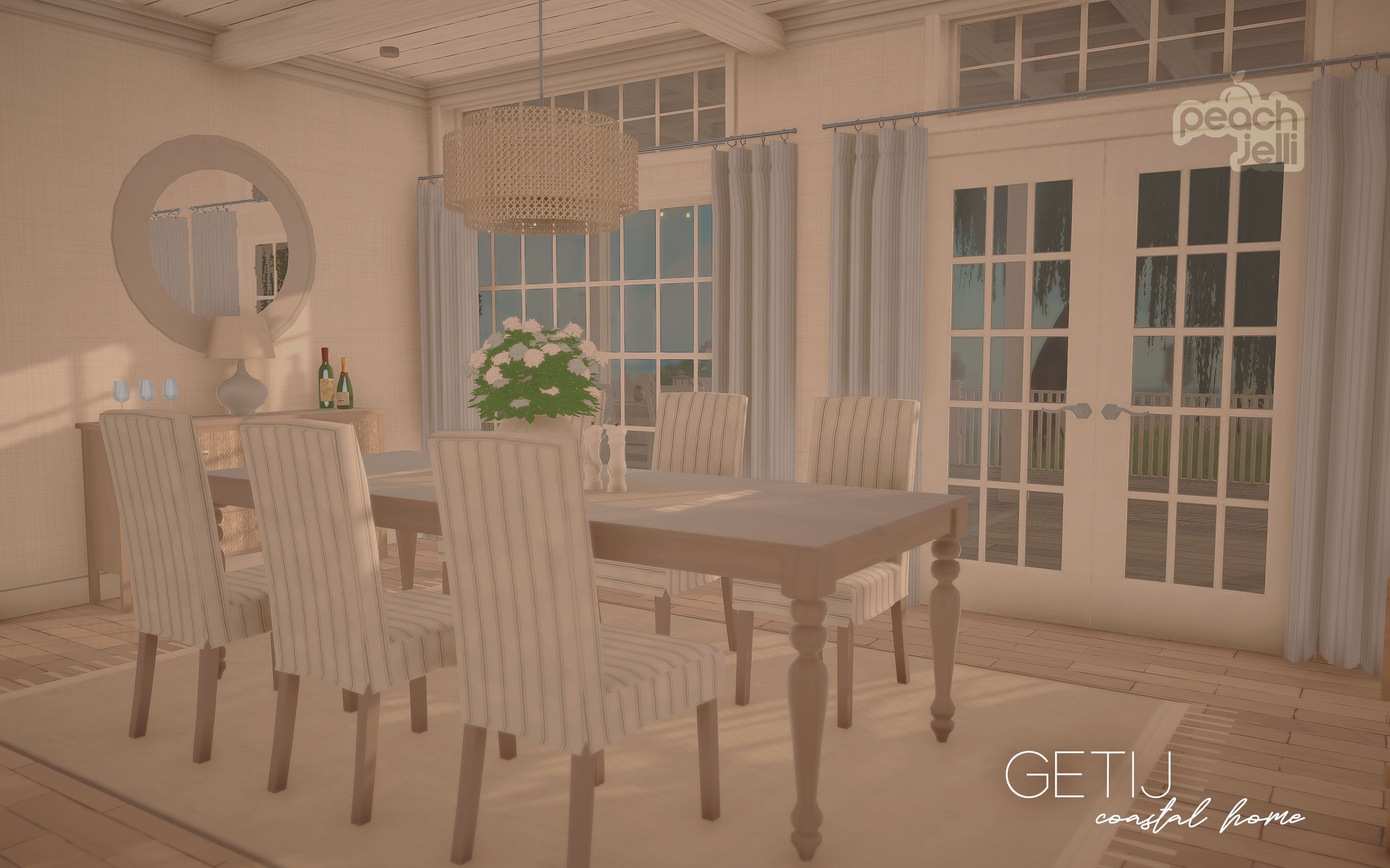GETIJ | 3BR Dutch Colonial (No Mods/CC/Textures) image 8
