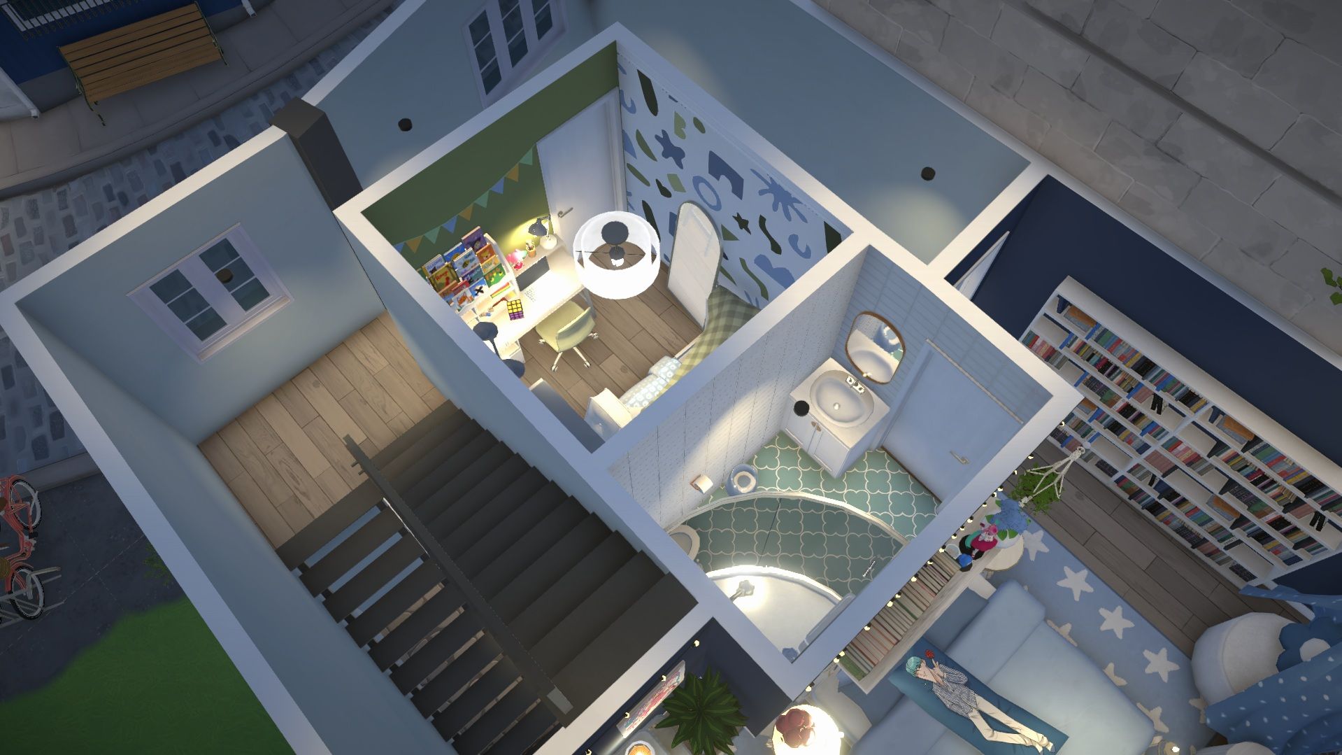 3 Floor Apartment Between Builidings image 4