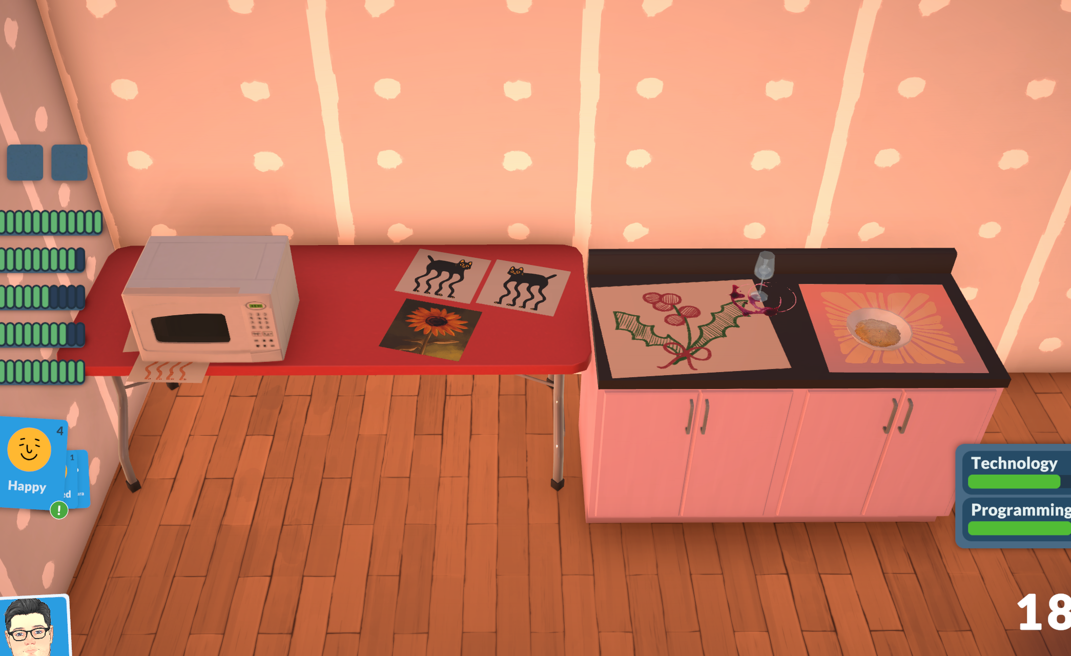 Customizable table mat and decals image 2
