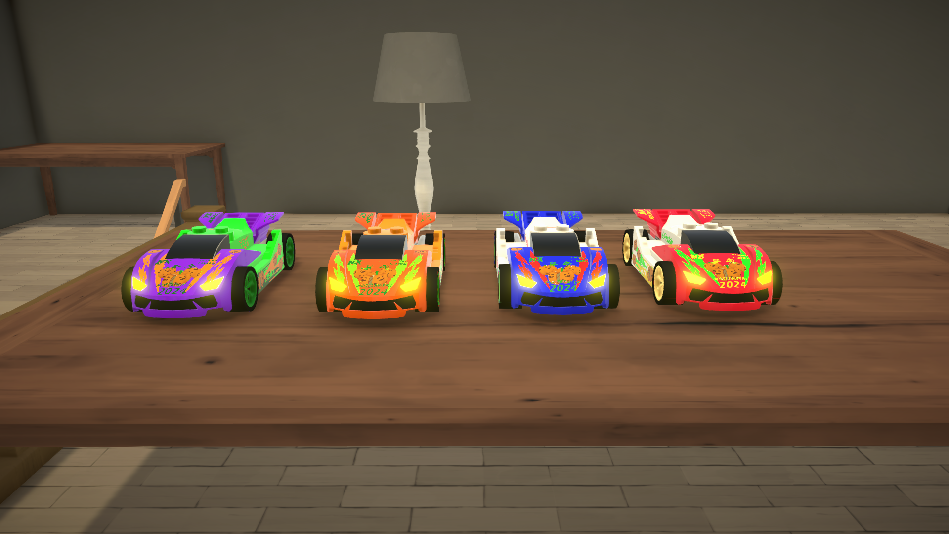 Deco Tiny Turbos car - Fire Swordtail collection image 1