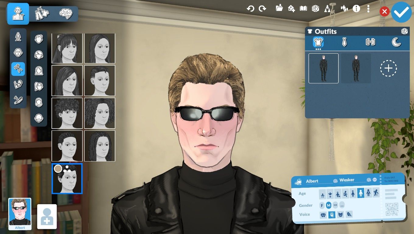 Albert Wesker [Hair and Accessories] image 5