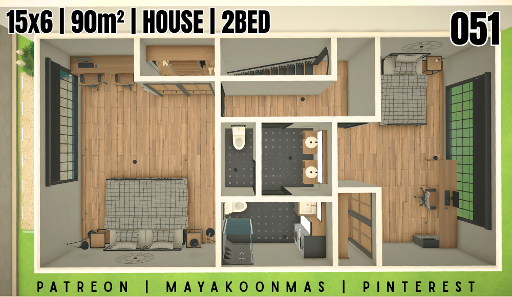 051 HOUSE 2BED 90m² image 13