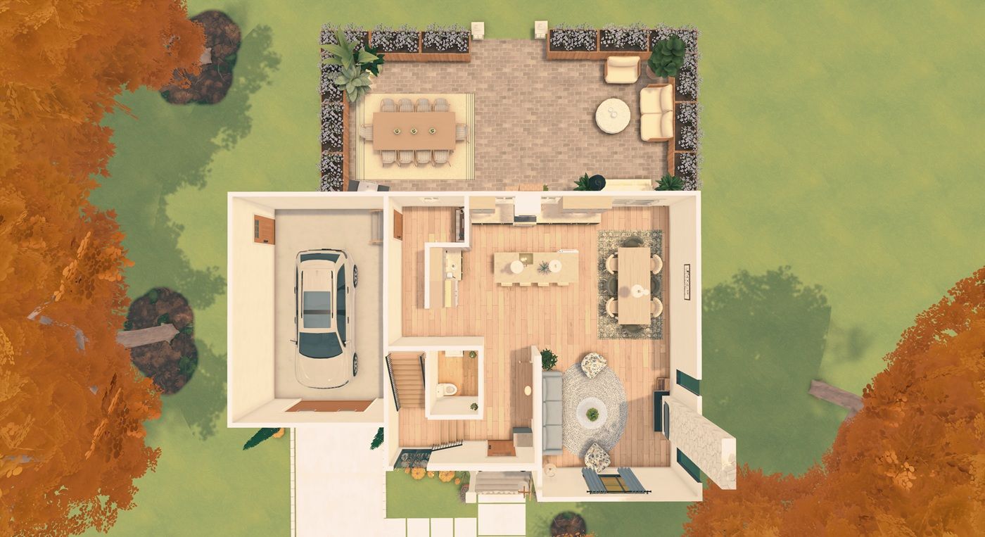 Modern 2 story Farmhouse image 3