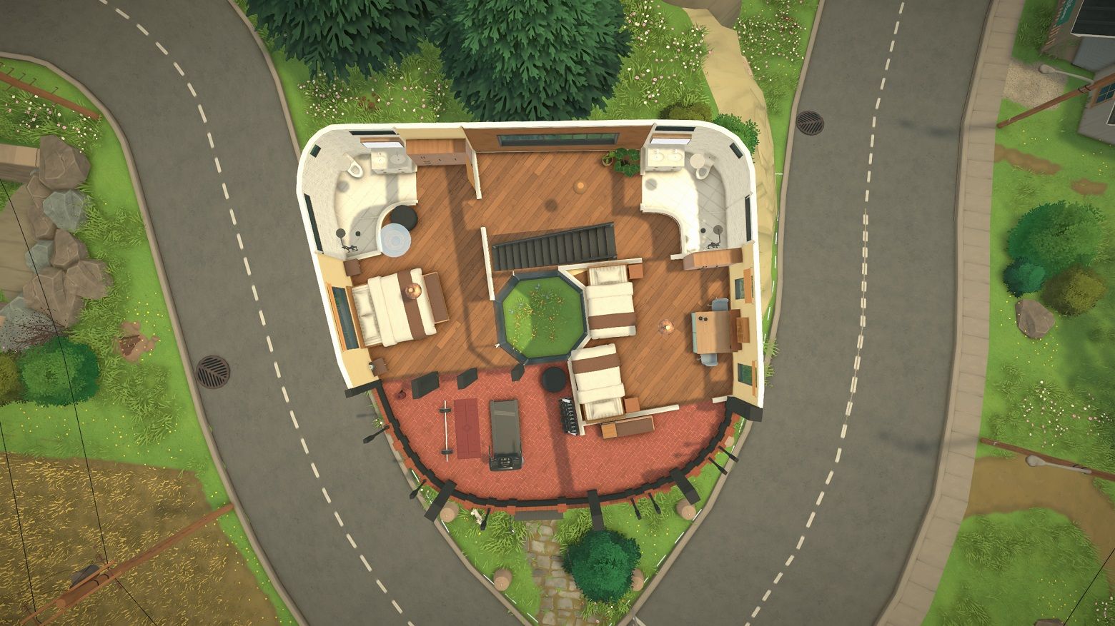 A house built around a tree image 8