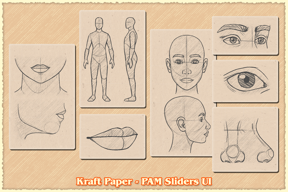 [vyx] PAM Sliders UI - Kraft Paper image 1