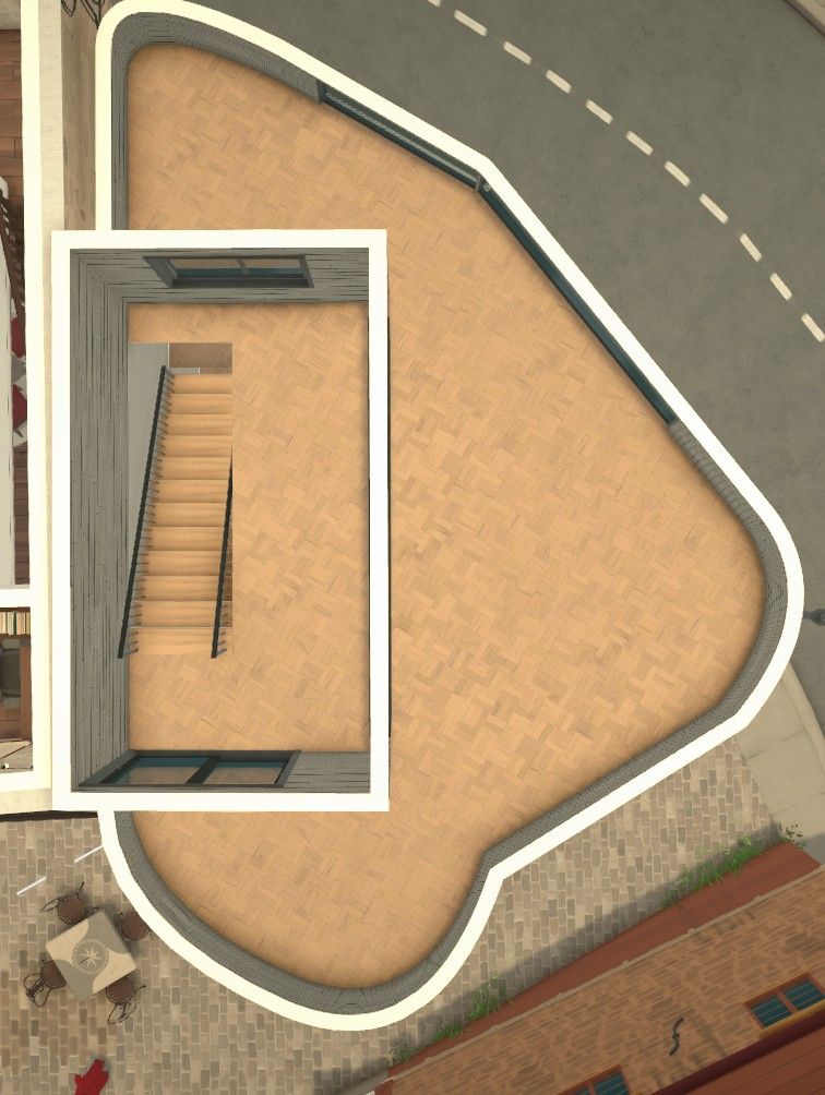 Plaza Corner Shell < 17k v2 (no platform stairs) image 3