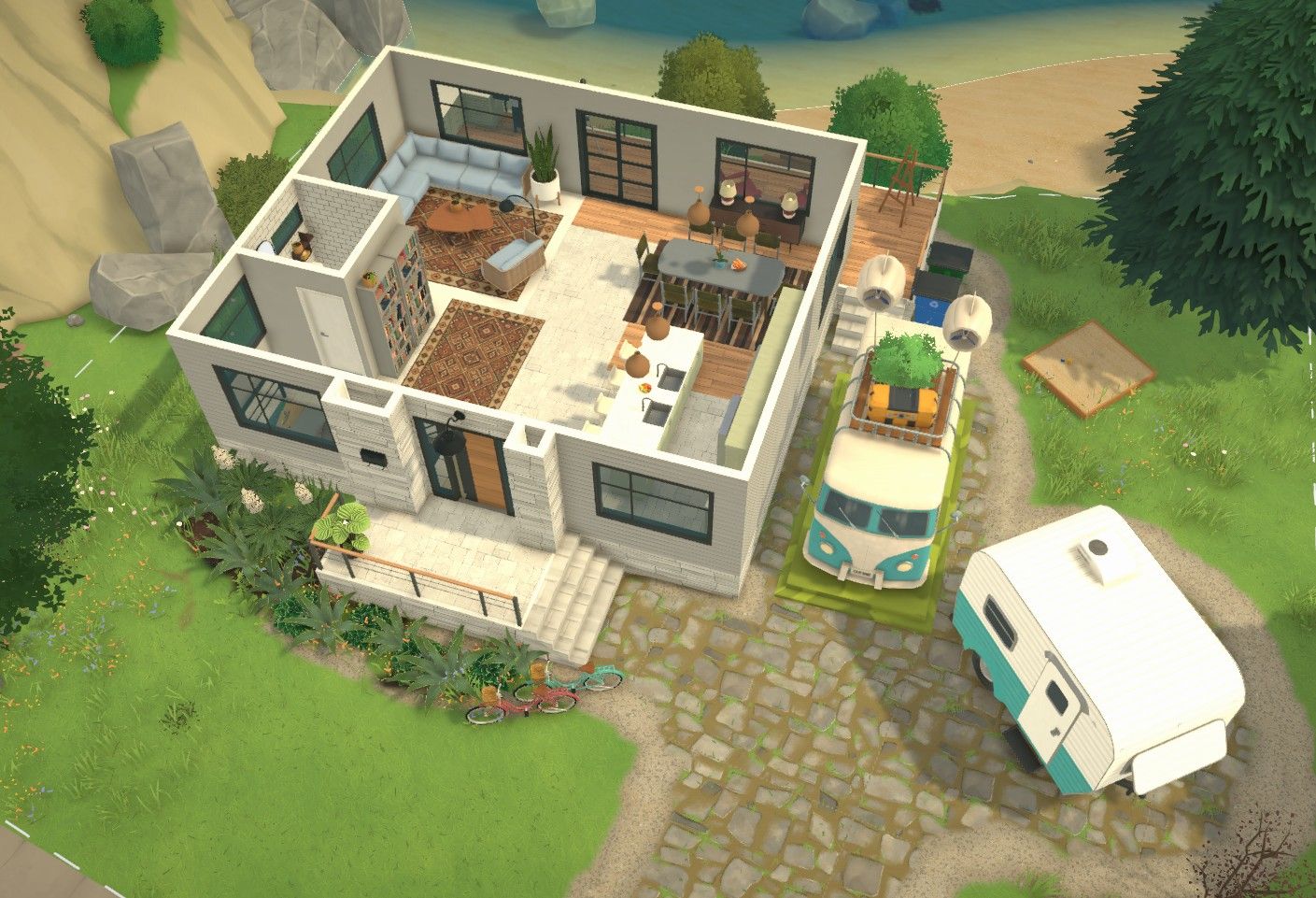 Simple modern family beach house <44k image 3