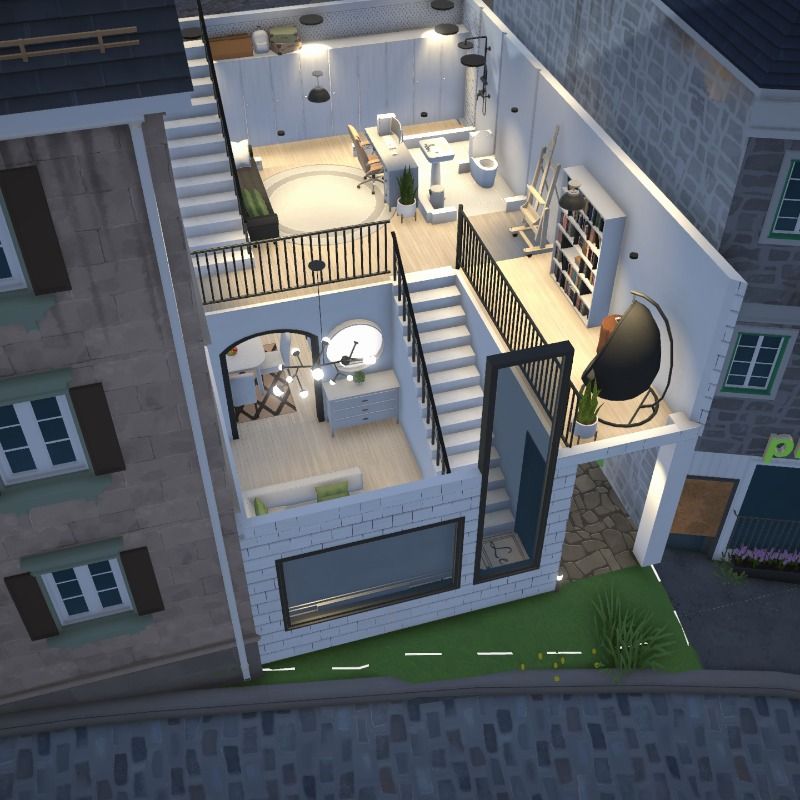 Modern Black-Themed House image 1