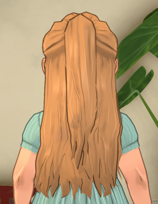 [Toddler] Hair WavyponytailCurtainbangs image 3