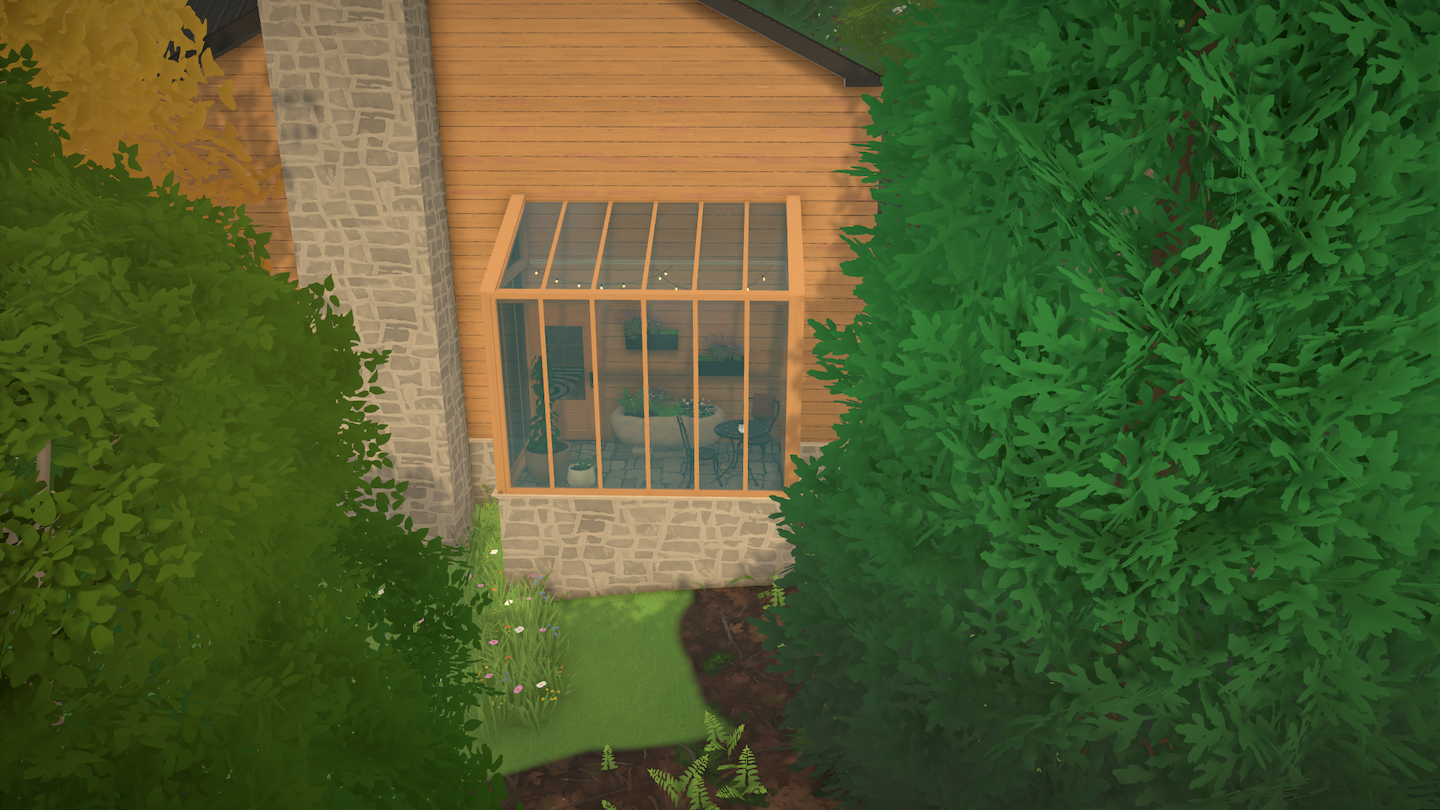 Lofted Log Cabin Starter Home | No CC No Mods image 2
