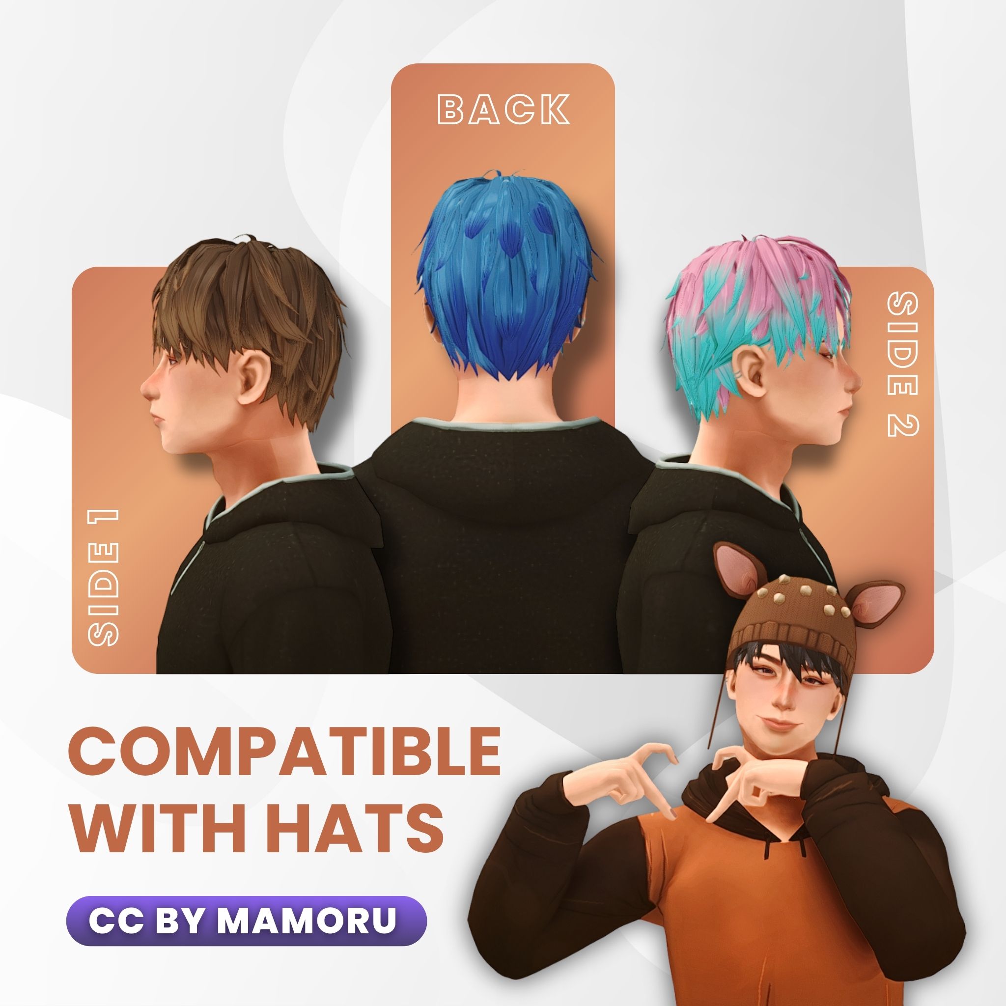 [Mamoru] Kieran Hair 01 image 2