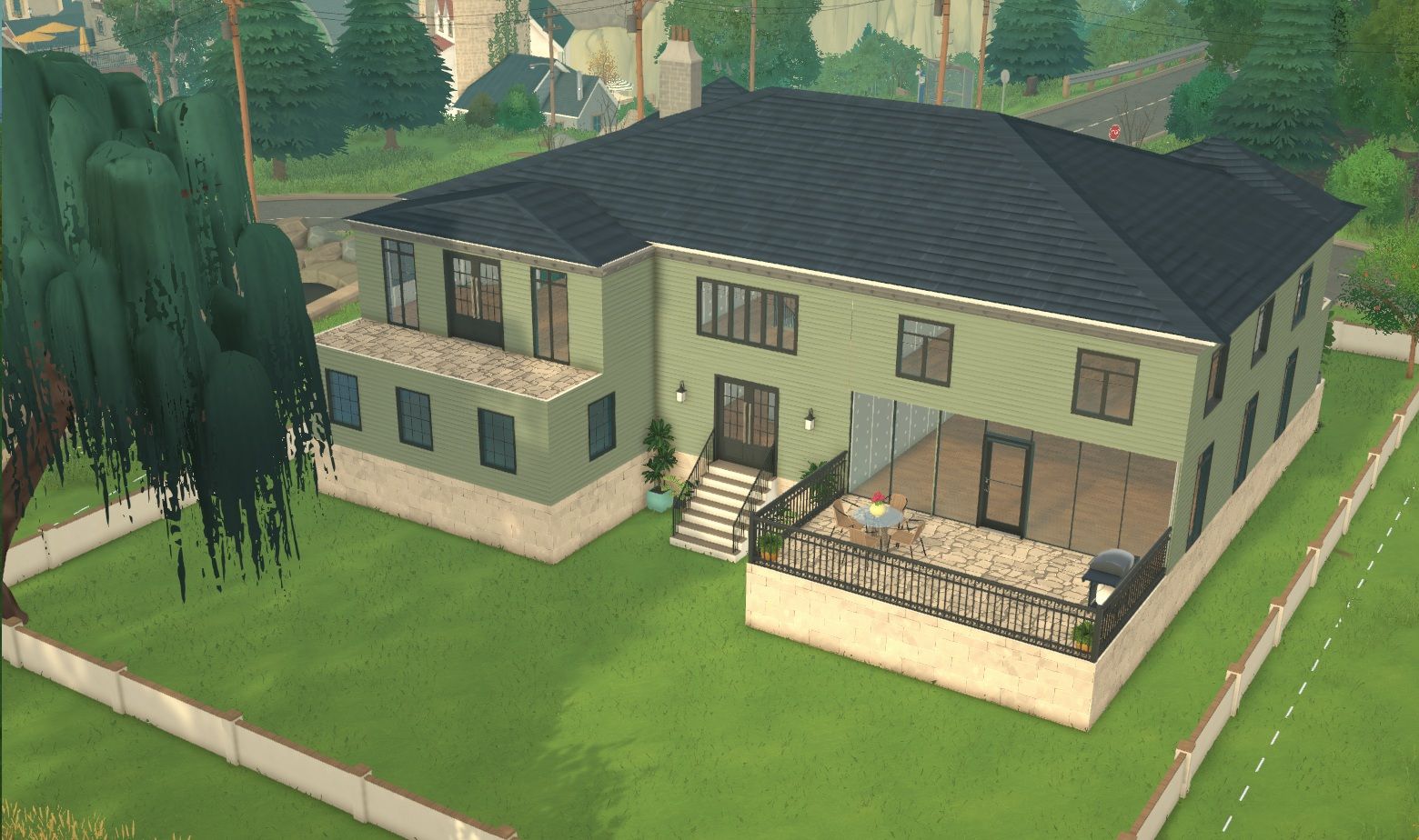 Detached modern olive house image 2
