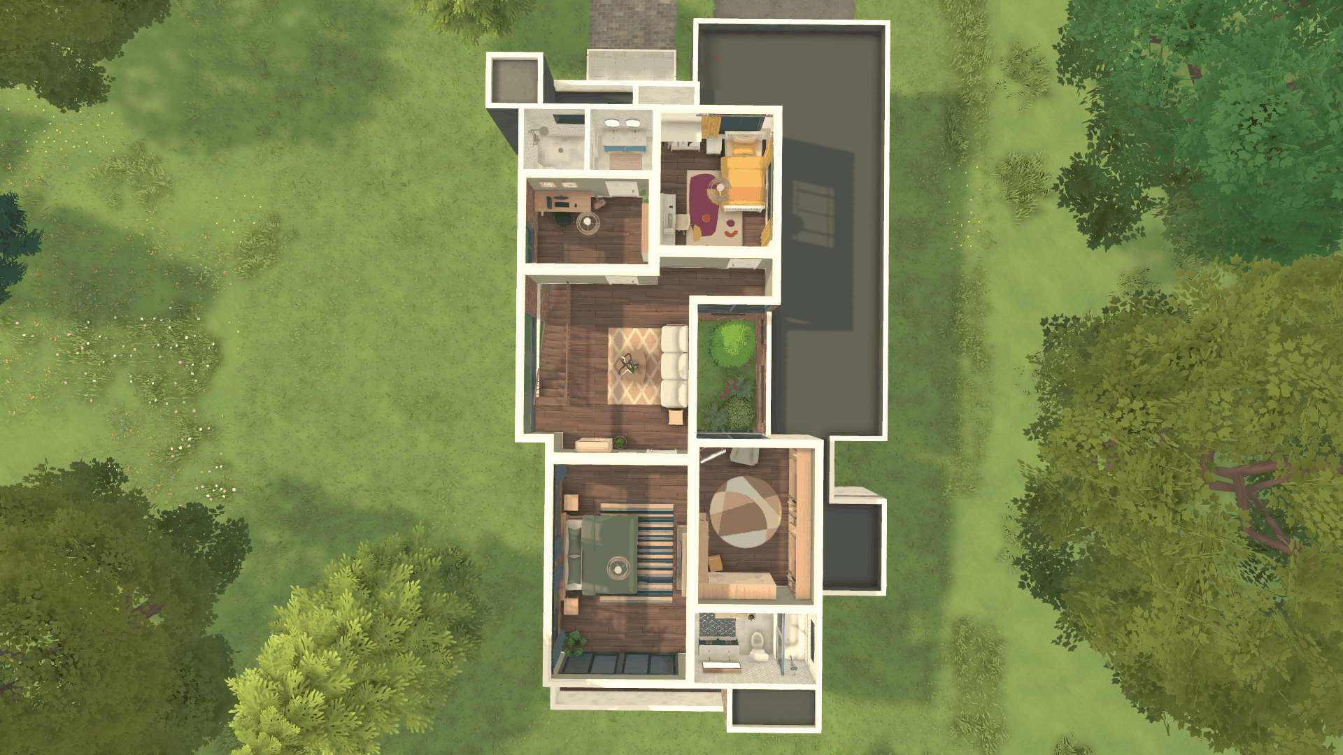 Gray Modern House image 8