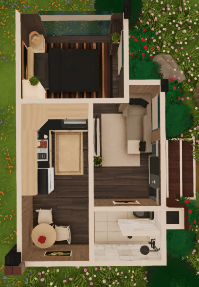 Small Modern House image 2