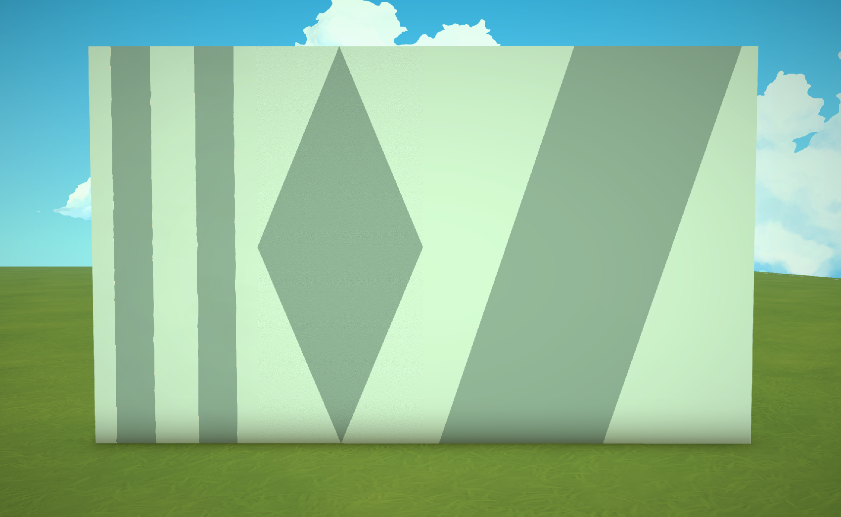 [TEA] Large Diamonds Wall Paint image 9