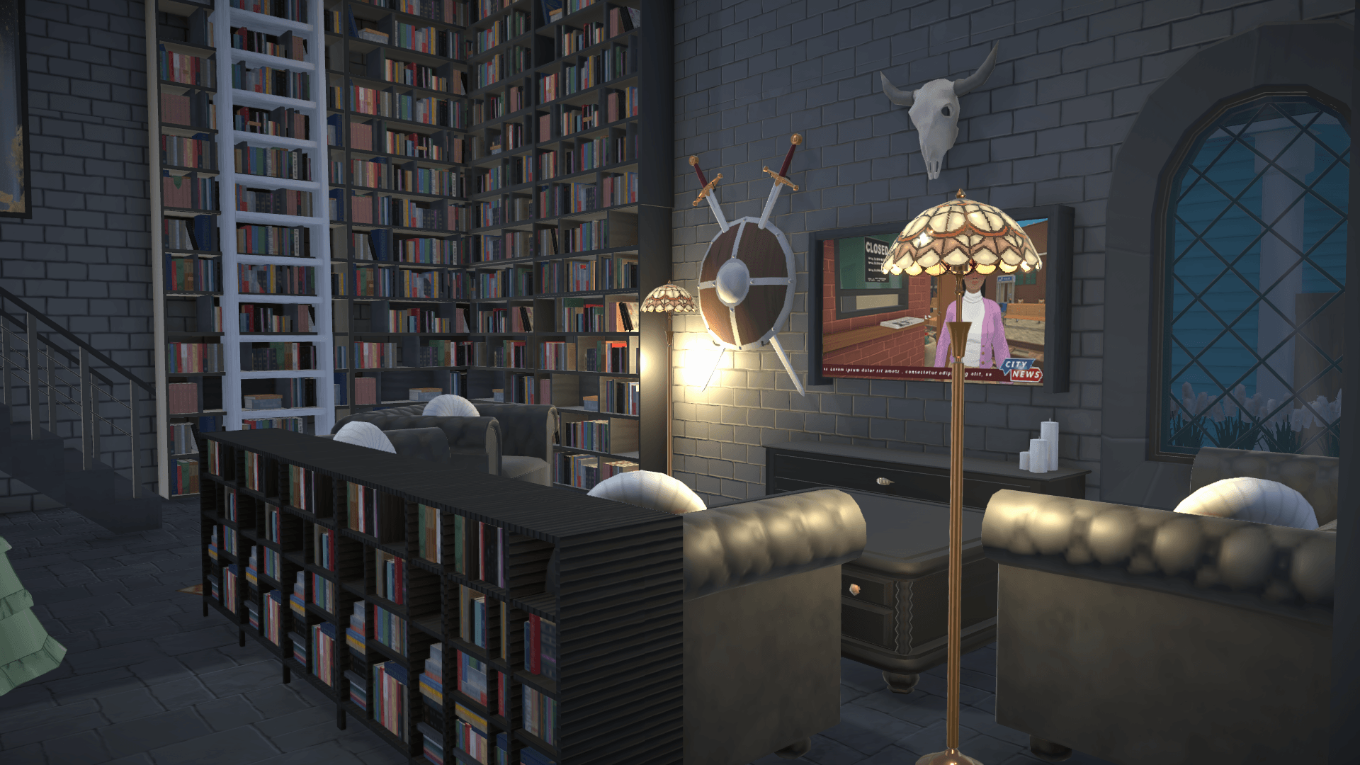 Gothic style loft house image 7