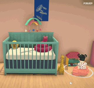 [Bear]Nursery Charms Duo – Spin & Play image 1