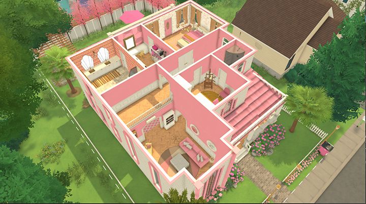 Pink Barbie House. image 1