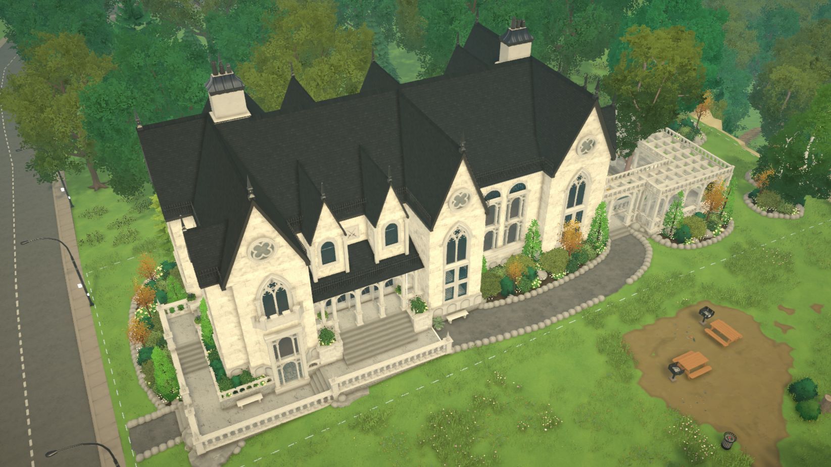 Gothic Castle Estate Mansion EMPTY SHELL image 10