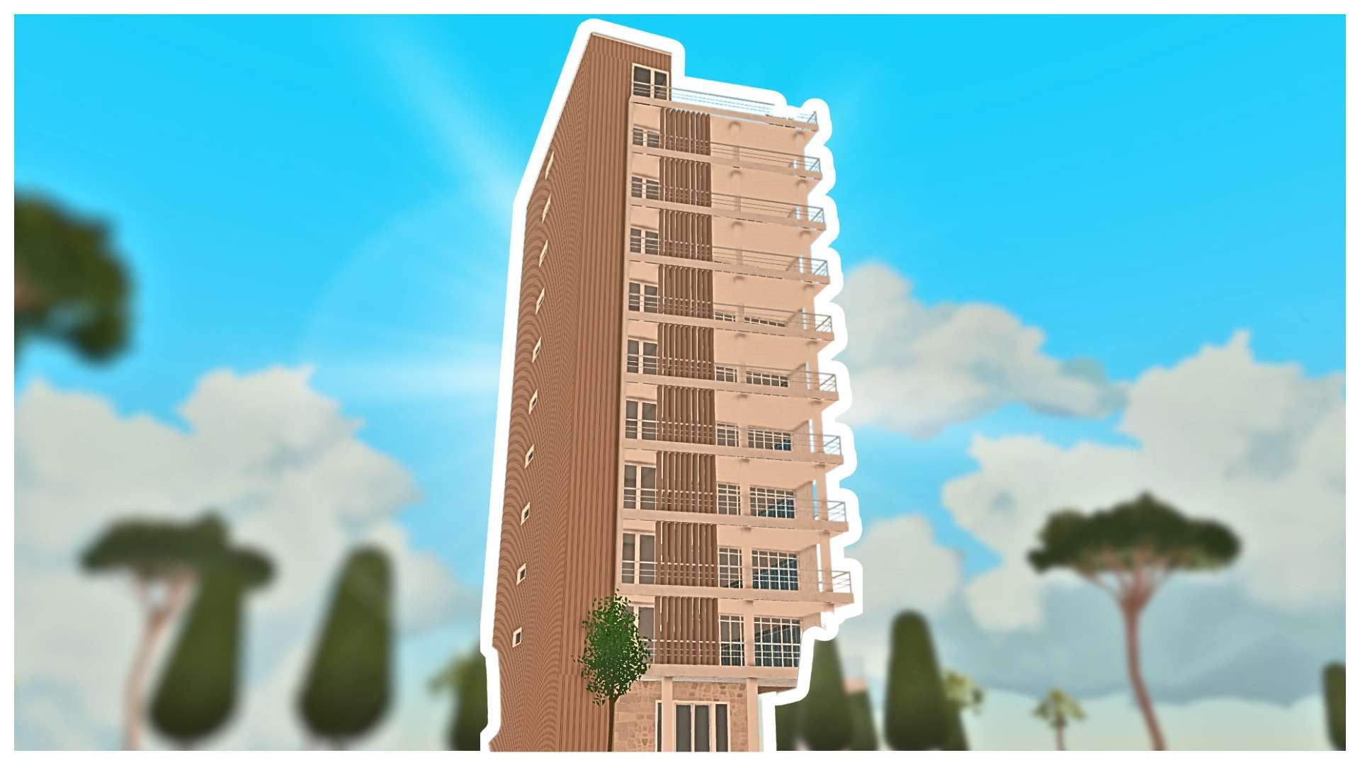 Modern Minimalist Skyscraper (11 Stories & Duplex Penthouse) image 3