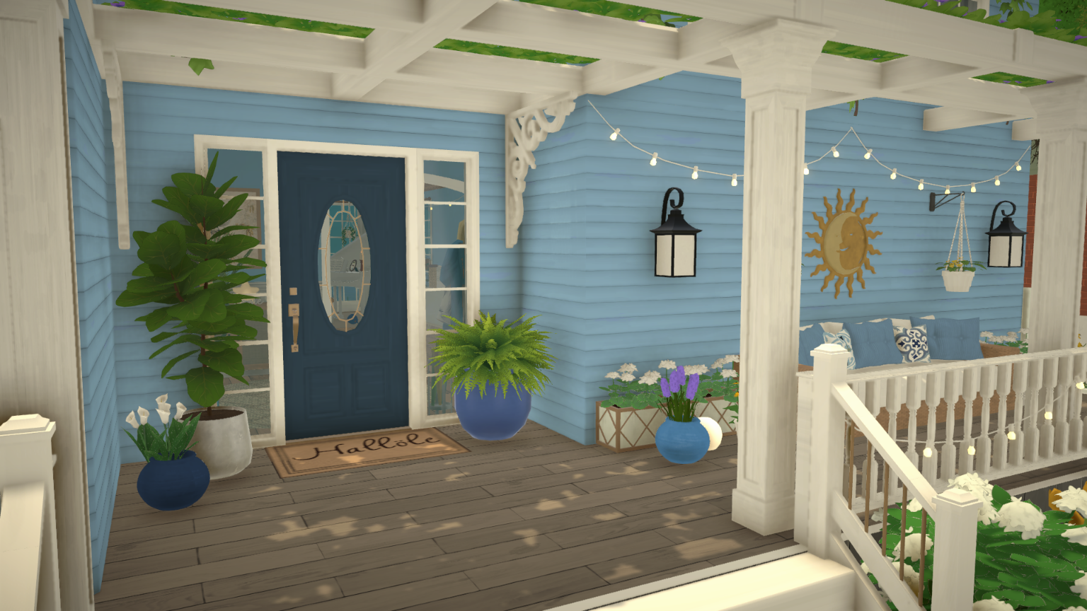 [FlaviaForesta] Light blue modern cottage image 9