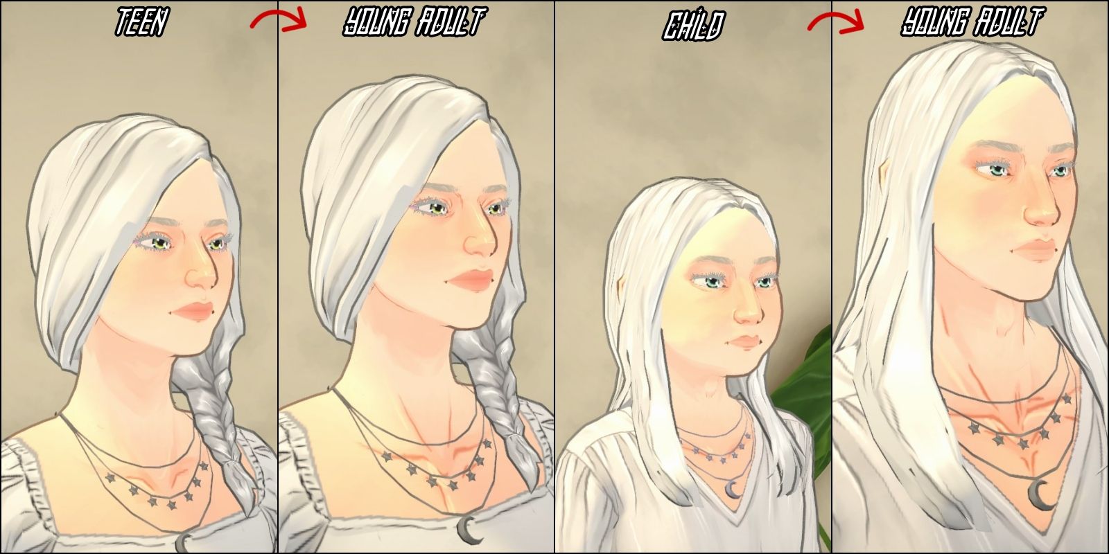 Base Moon Elf Family (No Mod) image 3