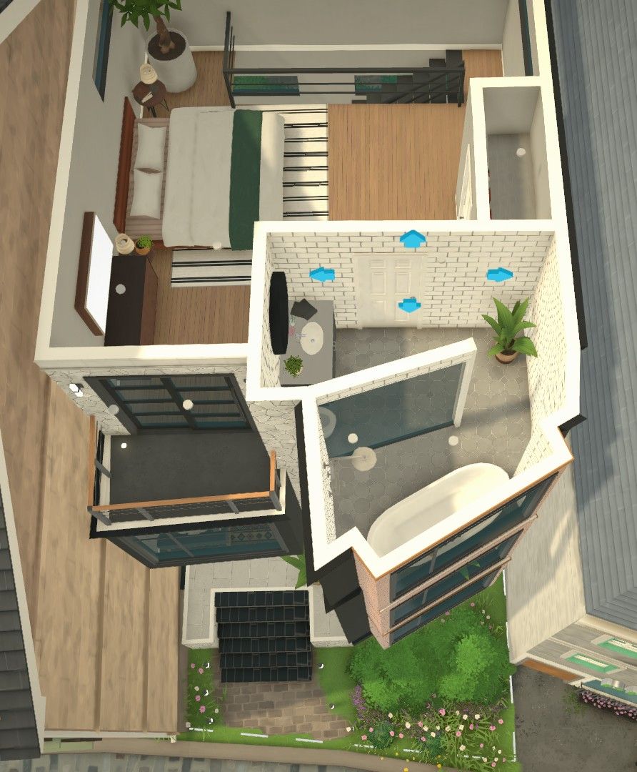 Simple modern townhouse image 3