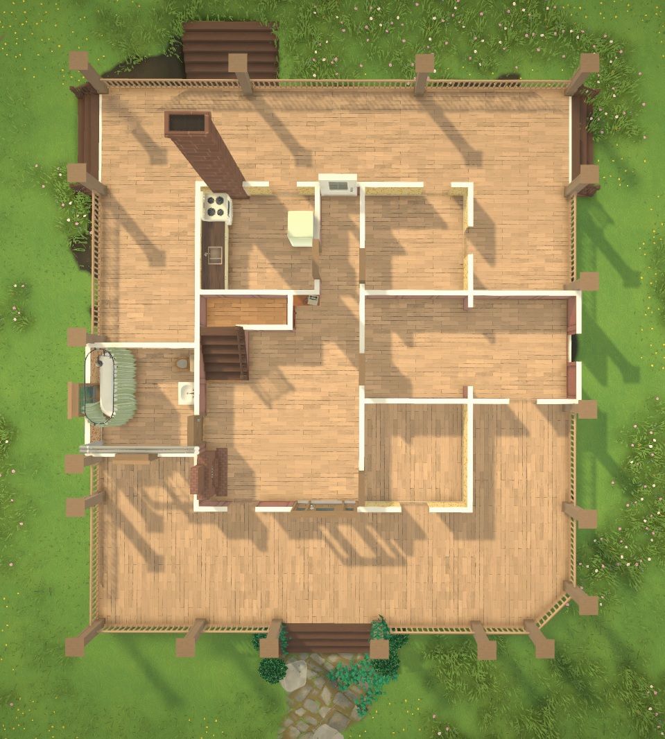 Slightly Updated 1800s Summer Lodge image 3