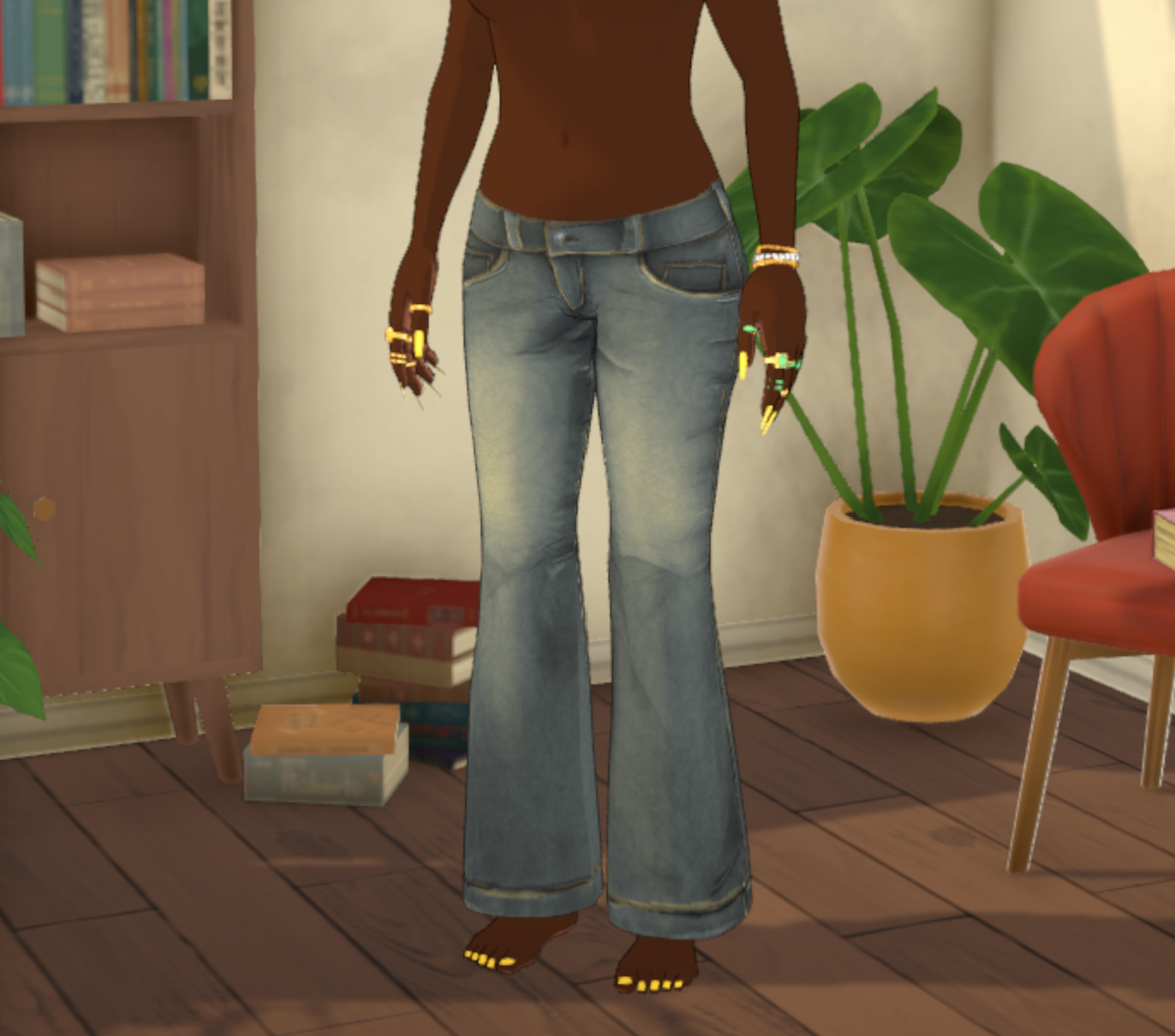 Flared Jeans image 2