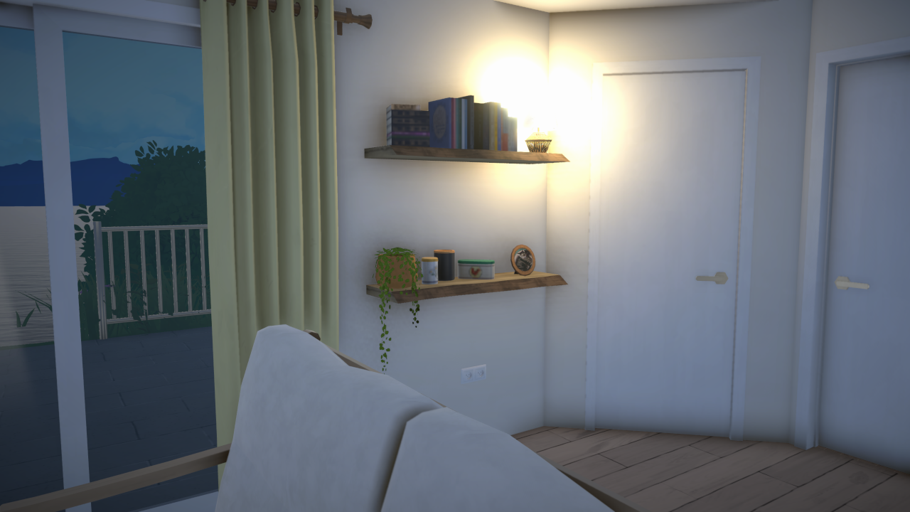 Natural Oak Plank Shelf image 3