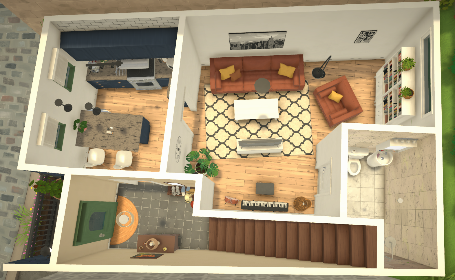 1 Bedroom Townhouse image 2