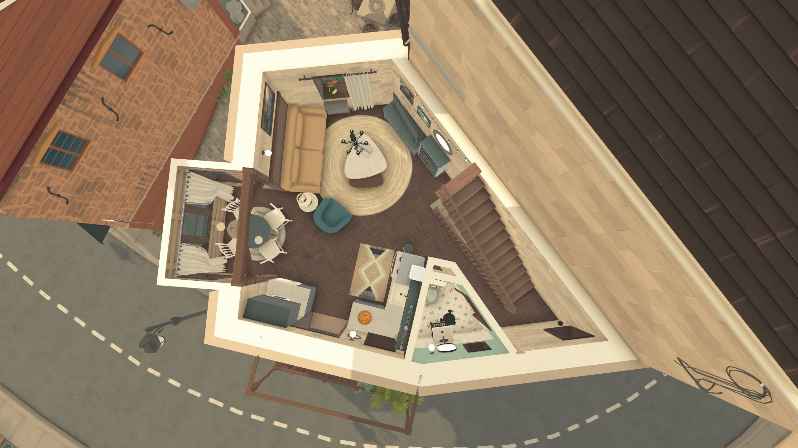 That weirdly shaped apartment on the main square image 4