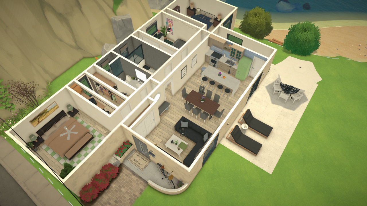 Modern One-Story House with Basement image 3
