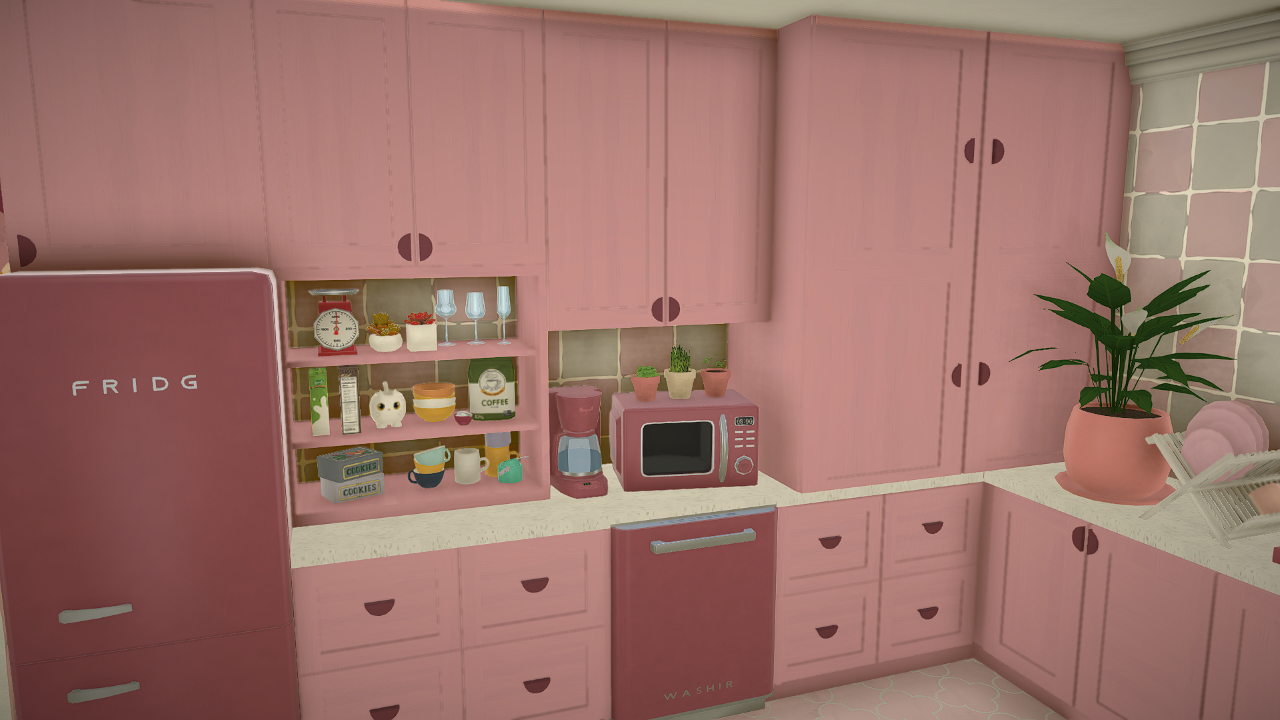 Spacious 1 bedroom 1.5 bathroom cute pink house image 7