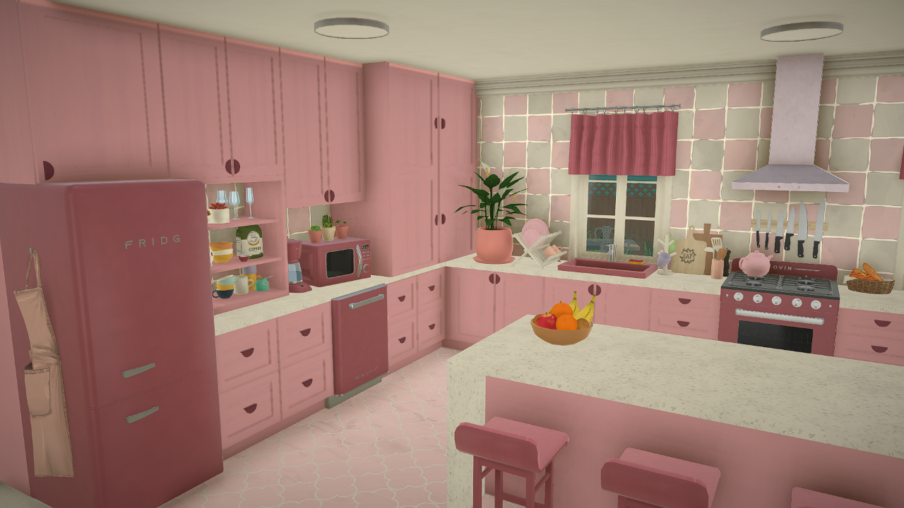 Spacious 1 bedroom 1.5 bathroom cute pink house image 6