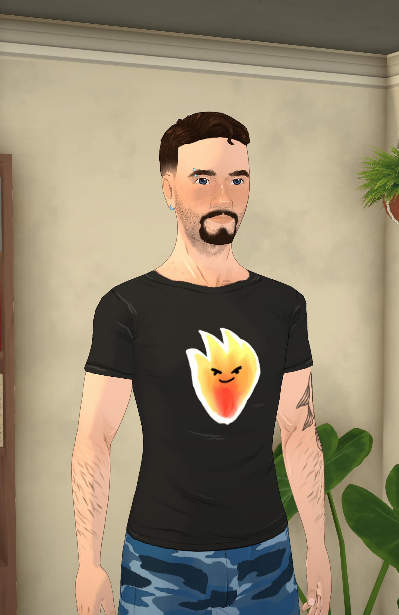 Flame Shirt - Custom Shirt Decal image 1