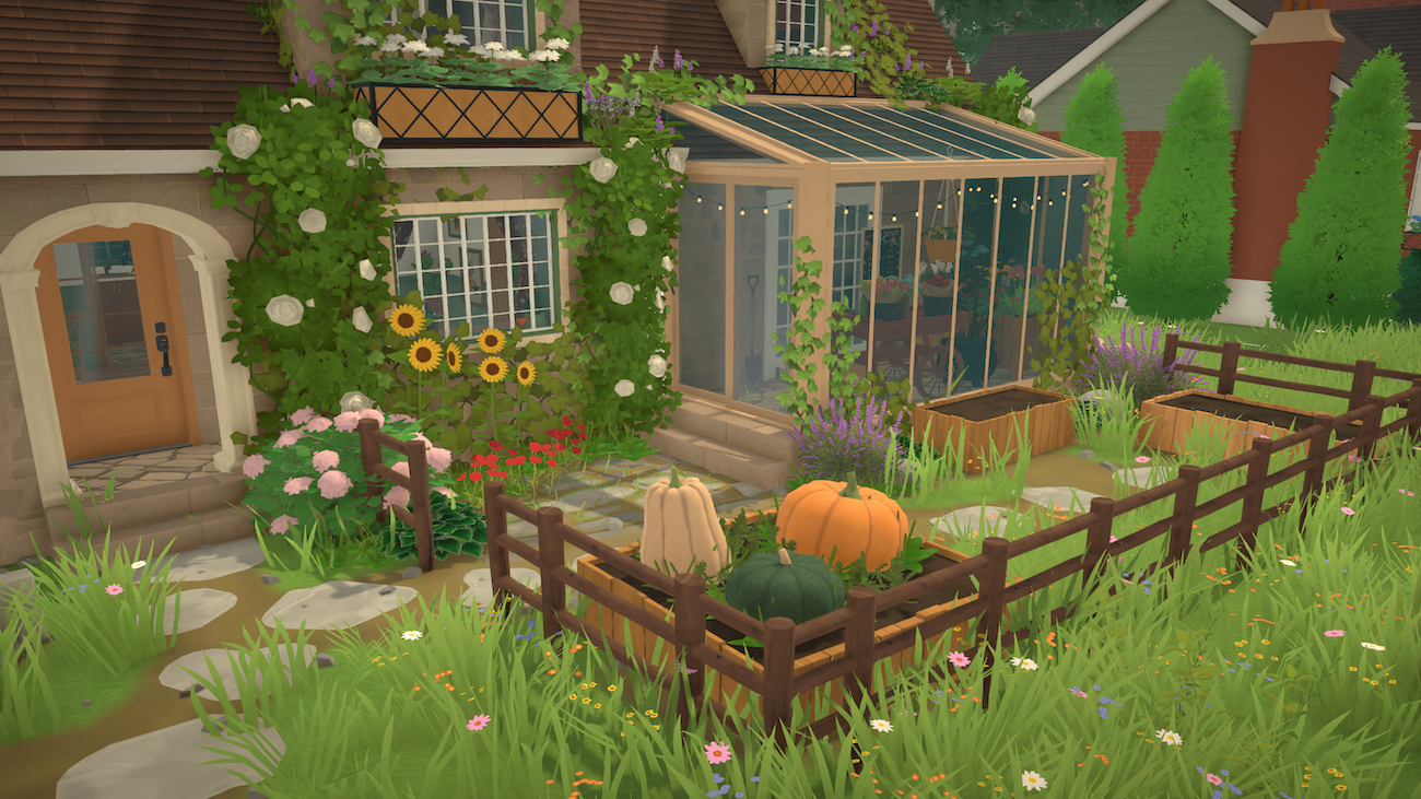 Cosy Overgrown Cottage | No CC No Mods image 2