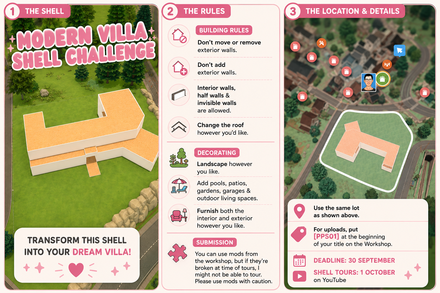 [PPS01] Modern Villa Shell Challenge image 1