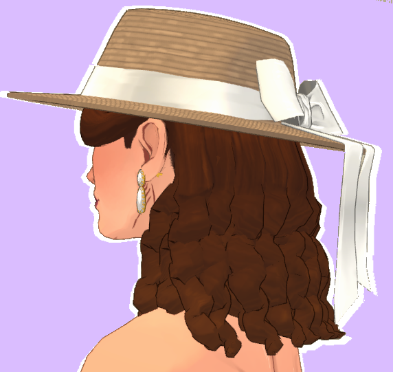 [CC] [Hair] Middle Part Curly Ringlets image 4