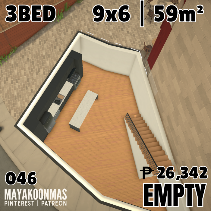 046 | EMPTY | 3BED | 59m² image 3