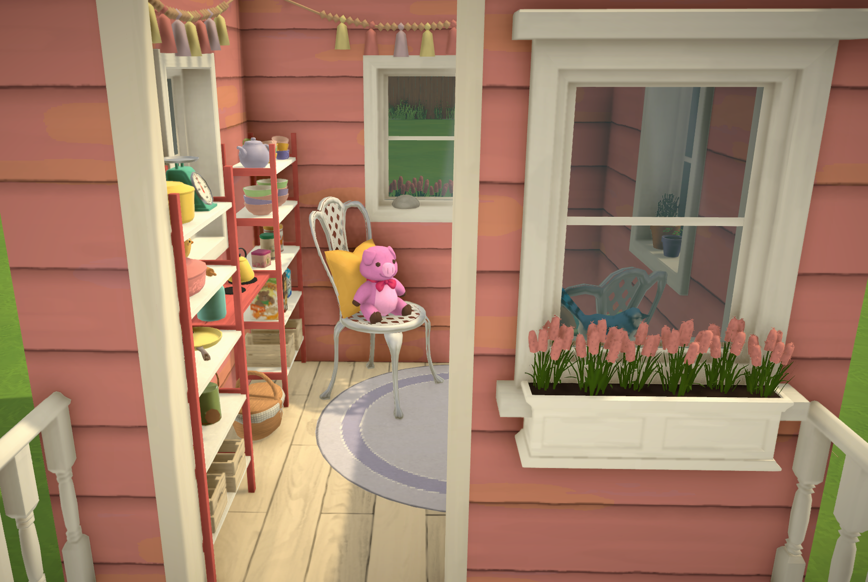 Pink playhouse for the backyard (cc free) image 4